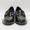 Womens Office Fire Ball Chain Welt Loafers Black Patent