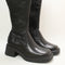 Odd sizes - Womens Vagabond Dorah Tall Boots Black UK Sizes Right 5/Left 4