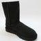 Womens UGG Classic Short Ii Boot Black Suede Uk Size 3.5