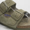 Womens Birkenstock Arizona Two Strap Faded Khaki Uk Size 4.5