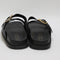 Womens Office Sunkissed Double Strap Chunky Sliders Black