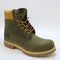 Mens Timberland 6 In Buck Boots Olive Brown Leather Uk Size 7