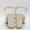 Womens Office Havoc Round Toe Platform Sandals White