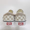 Vans Classic Slip On Trainers Checkerboard Mushroom