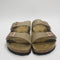 Womens Birkenstock Arizona Two Strap Tobacco Brown Oiled Leather Uk Size 3.5