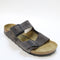 Womens Birkenstock Arizona Two Strap Velvet Gray Uk Size 5