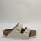 Birkenstock Arizona Two Strap Sandals Antique White Nubuck Uk Size 5
