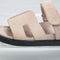Womens OFFICE Serena Cut Out Two Strap Footbed Sandals Pink Suede