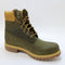 Mens Timberland 6 In Buck Boots Olive Brown Leather Uk Size 7