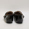 Womens Office Flower Mary Jane Ballerinas Black Patent