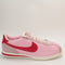 Nike Cortez Trainers Medium Soft Pink Fire Red Sail Team Orange Uk Size 8