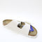 Birkenstock Arizona Two Strap Sandals Antique White Nubuck Uk Size 5