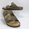 Mens BIRKENSTOCK Arizona Two Strap Sandals Faded Khaki Oiled Leather