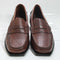 Womens Sebago Madison Loafers Brown Croc Emboss