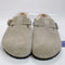 Mens BIRKENSTOCK Boston Shearling Clogs Taupe