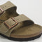 Womens Birkenstock Arizona Two Strap Tobacco Brown Oiled Leather Uk Size 3.5