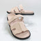 Womens OFFICE Serena Cut Out Two Strap Footbed Sandals Pink Suede