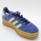 adidas Gazelle Bold W Trainers Dark Blue Almost Pink Almost Yellow Uk Size 3.5