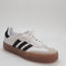 adidas Sambae White Core Black Gold Metallic Uk Size 4