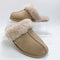 Womens UGG Scuffette II Metal Logo Slippers Mushroom