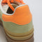 adidas Gazelle Bold W Semi Green Screaming Orange Gum Uk Size 6