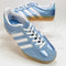 Odd Sizes -  adidas Gazelle Indoor Trainers Bliss Blue White Metallic - UK Sizes Right 6/Left 6.5