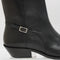 Womens ALOHAS Lizzie Black Buckle Boots Black Leather