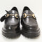 Womens Office Franks Chunky Snaffle Leather Loafers Black Leather