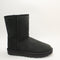 Womens UGG Classic Short Ii Boot Black Suede Uk Size 4.5