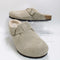 Mens BIRKENSTOCK Boston Shearling Clogs Taupe