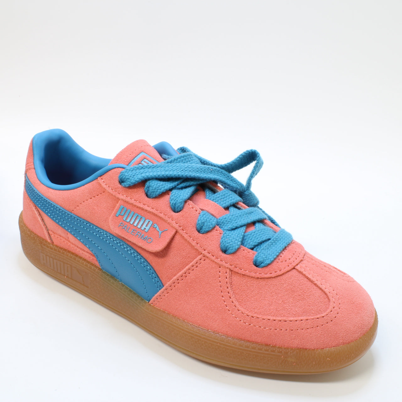 Women's Puma Palermo Peach Frost Tropical Blue - UK Size 5