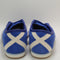 adidas Italia 70S Trainers Team Royal Blue Cream White Silver Metallic Uk Size 5