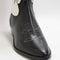 Womens OFFICE Kactus Cowboy Western Boots Black Mix Leather