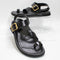Womens ALOHAS Siren Sandals Onix Black