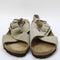 Womens Birkenstock Tulum Cross Sandals Taupe Suede Uk Size 5