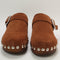 Womens Office Magda Clog Mules Tan Suede