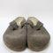 Mens BIRKENSTOCK Boston Clogs M Concrete Grey Suede