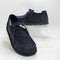 Womens BIRKENSTOCK Utti Lace Shoes New Navy Suede