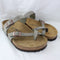 Womens BIRKENSTOCK Mayari Cross Strap Sandals Stone