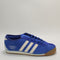 adidas Italia 70S Trainers Team Royal Blue Cream White Silver Metallic Uk Size 5