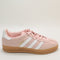 adidas Gazelle Indoor Sandy Pink White Gum Uk Size 3