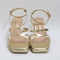 Womens Office Hayes  Strappy Platform Sandals Gold