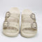 Womens Crocs Saturday Two Strap Sandals Frappe Enamel Buckle