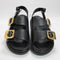 Womens ALOHAS Daria Sandal Black Leather