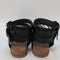 Odd sizes - Womens Blowfish Malibu Fandie Sandal Black Leopard UK Sizes Right 7/Left 6