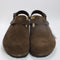Mens BIRKENSTOCK Tokio Clogs Carafe Suede