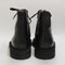 Mens Common Projects Combat Boots Black Leather