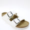 Womens Birkenstock Arizona Two Strap White Birko Uk Size 5.5