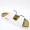 Womens Birkenstock Arizona Two Strap White Birko Uk Size 5.5
