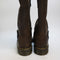 Womens Dr. Martens Anistone Biker Hi Leg Boots Dark Brown Crazy Horse Uk Size 5